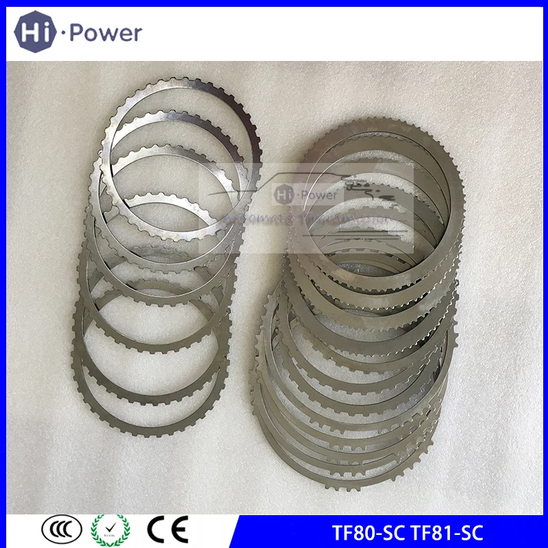 New TF80-SC TF81-SC Auto Transmission Clutch Steel Plates for Ford gearbox TF80SC TF81SC Tf-80sc