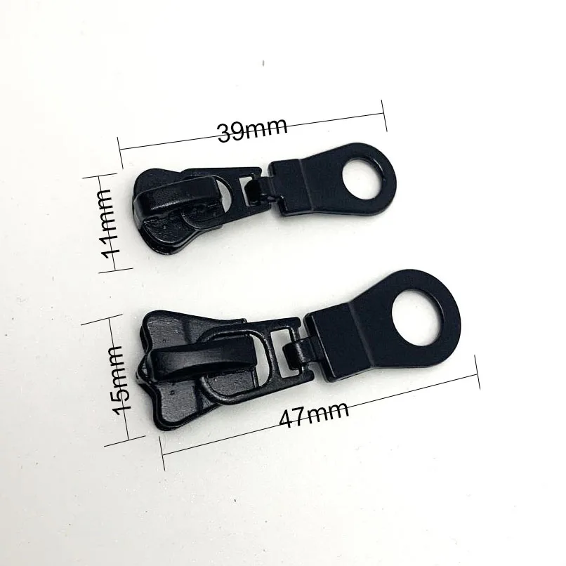 5/100pcs  5#8# Resin Zipper Head Auto Lock for Resin Zippers Slider Zip Repari Kit DIY Bags Garment Sewing Accessories