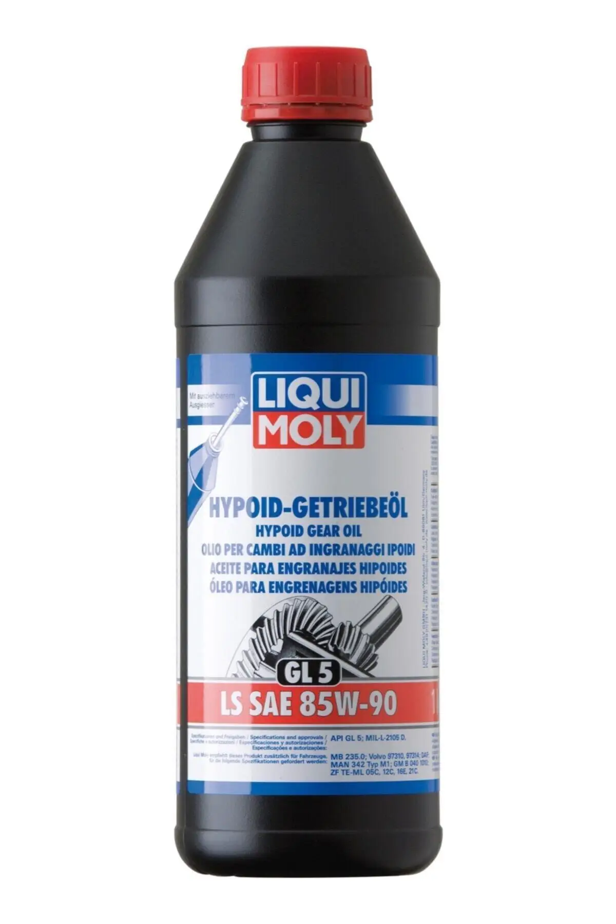 

Liqui Moly GL5 LS SAE 85W / 90 1 Lt Hypoid Gear Oil