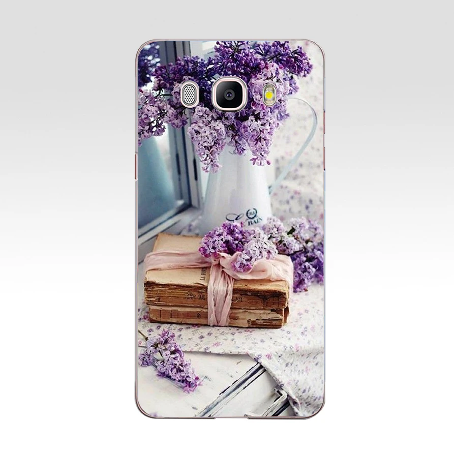 362fg elegante rosa roxo peônia flor tpu silicone macio capa caso do telefone para samsung j3 j5 j7 2016 2017 j330 j2 j6 plus 2018