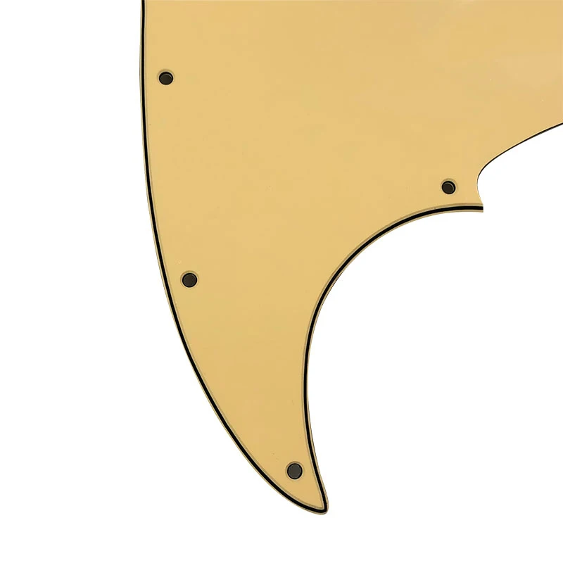 Fei Man - Custom Quality Pickguard For US, 10 Holes, 5 String Jazz Bass Guitar, Scratch Plate, Multicolor Choice