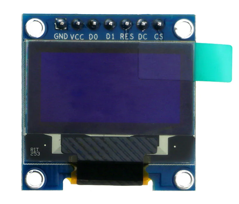 واجهة IIC / SPI من وحدة LCD شاشة OLED 0.96 بوصة