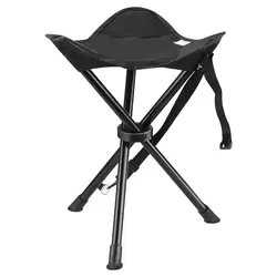 Portable Tripod Stool Folding Chair With Carrying Case For Outdoor Camping Walking Hunting Hiking Fishing Travel