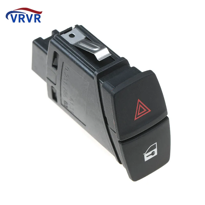 6131-9231-786 61319231786 5 Pins Hazard Light Warning Switch Danger Flash Signal Switch  61319161896 For BMW 528XI 528I F10