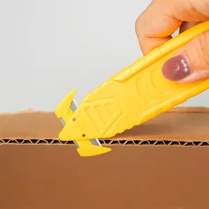 Scimaker Safety Box Cutter Messer Utilitaristische Doppel -FACA -Klingen -Kartonpaket Casa Casa Office 8 Hauptverkaufsmesser mit Doppelklinge - №2