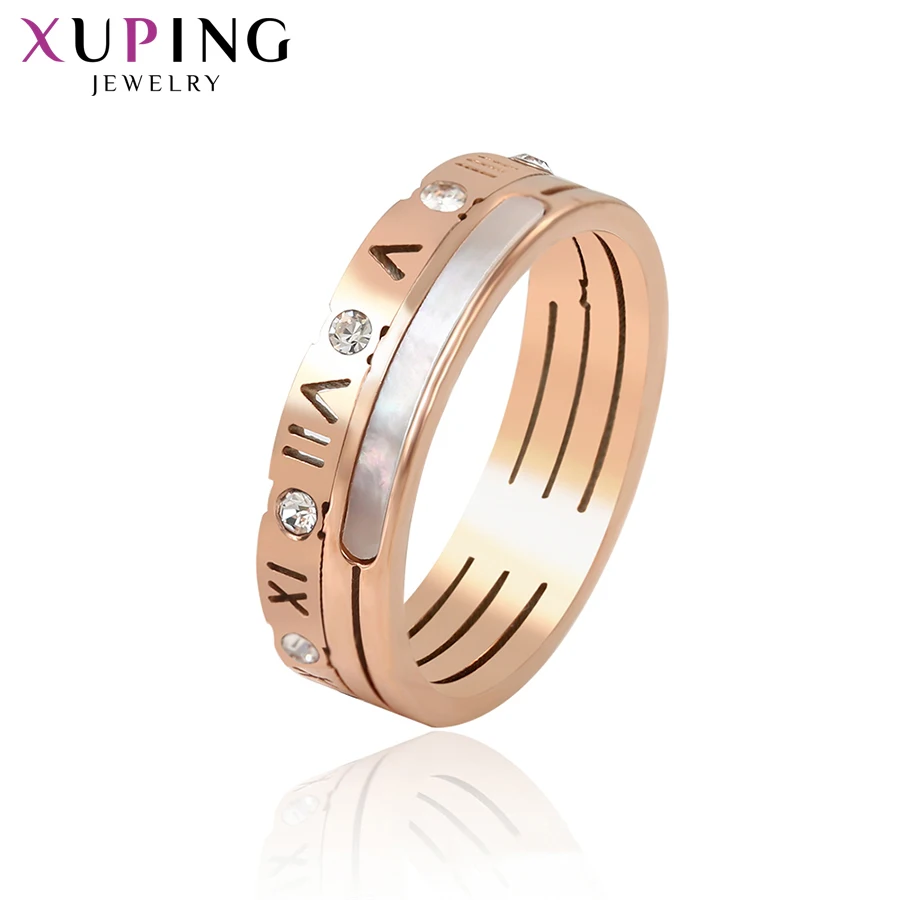 

Xuping Stainless Steel Rings Vintage Unisex European Style VintagePopular Jewelry Birthday Party Gift 16264