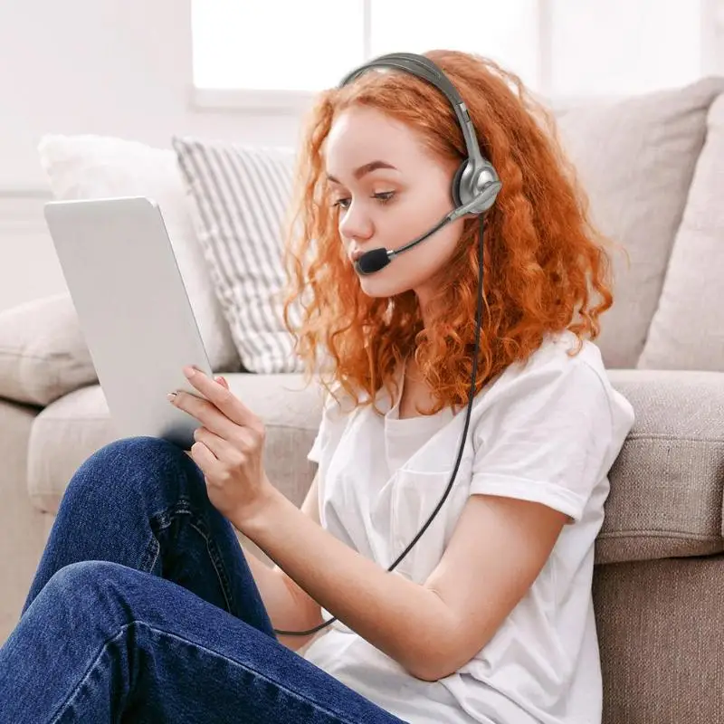 لوجيتك/لوجيتك H110 / H111 سماعة رأس سلكية الكمبيوتر ميكروفون ستيريو الحد من الضوضاء سماعة #4