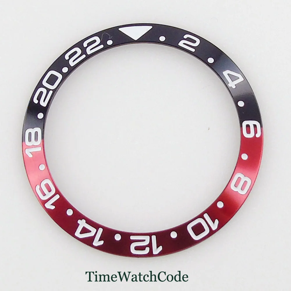 38mm Alloy Watch Bezel Insert Spare Parts Fit For 40mm SUB Automatic Men's Watch Accessories