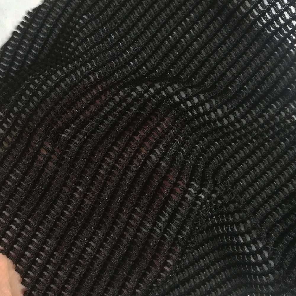 3D-Texturierter Stretch-Spandex-Netzstoff Weiches Power-Net Elastisches Nylon Durchsichtiges Material für Dessous, BH, Unterwäsche, DIY-Näharbeiten – Detail 3