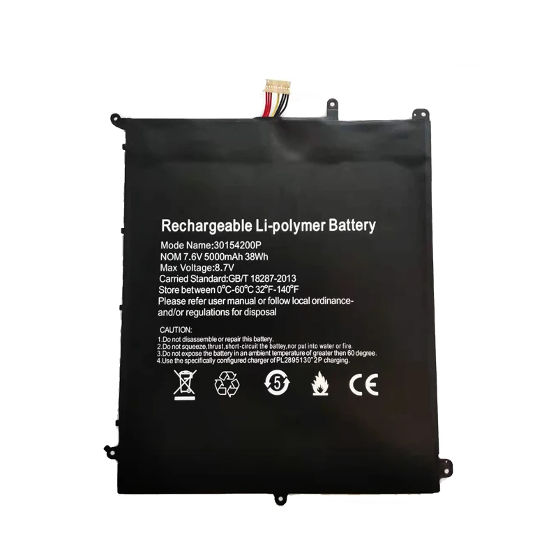 New 7.6V 5000mAh Notebook Laptop Tablet PC Battery For BMAX S13 With 7-Wires Plug