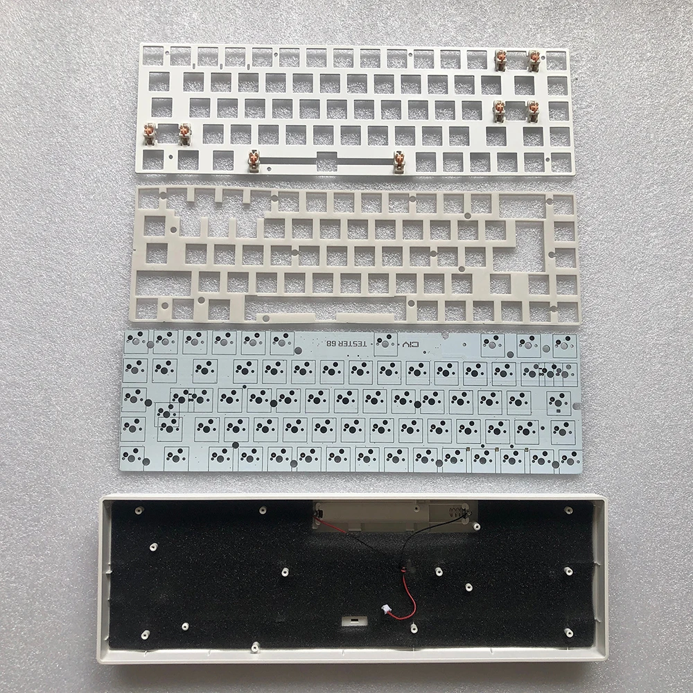 ZUOYA TESTER68 customized Mechanical keyboard kit TES68 hot