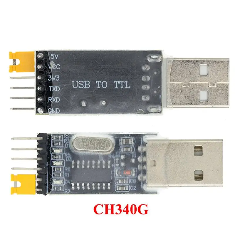 CH340G CH340 3.3V 5V przełącznik konwerter USB na TTL moduł UART