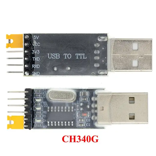 CH340G CH340 3.3V 5V przełącznik konwerter USB na TTL moduł UART
