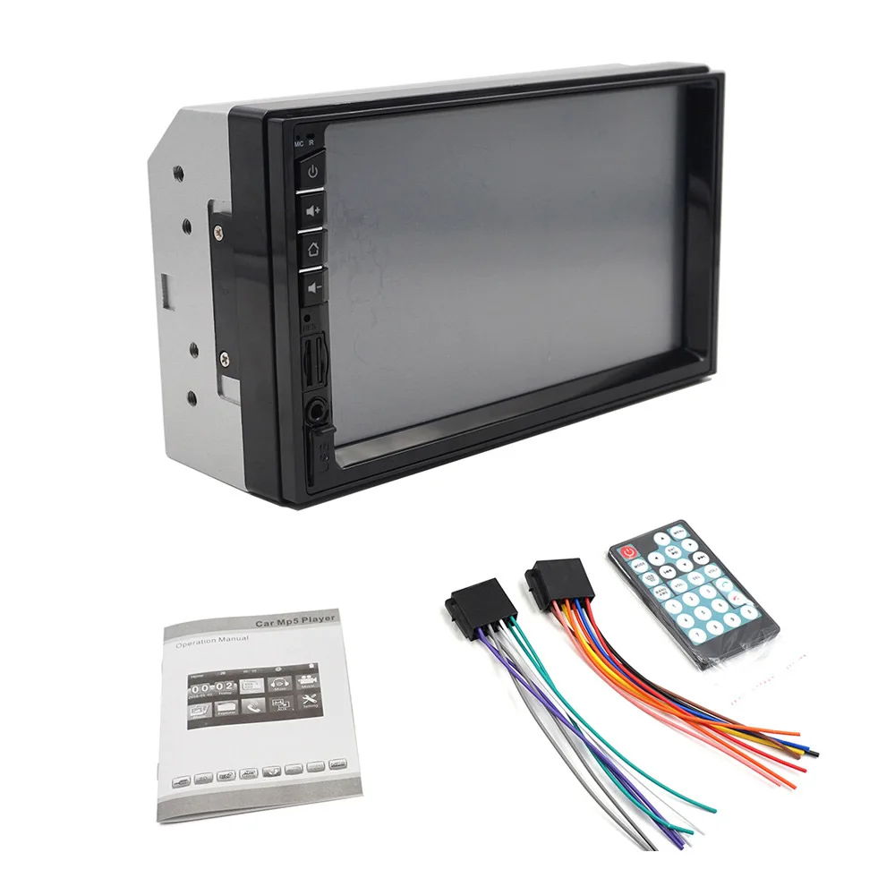 

7-inch 2din Car MP5 Player HD Car Central Control Monitor Car Universal Bluetooth FM AM Rear View Camera Auto Player