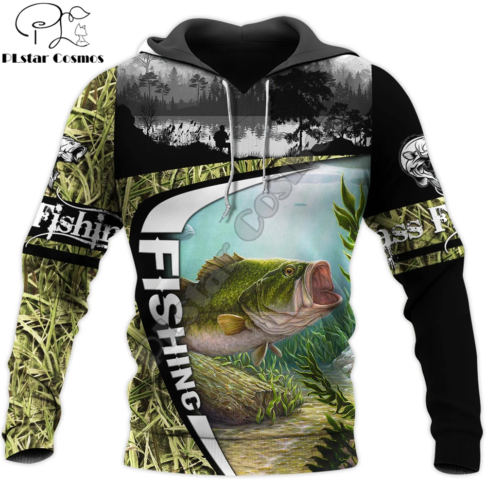 

Bass Fishing Camo 3D All Over Printed Mens Autumn Hoodie Sweatshirt Unisex Streetwear Casual Zip Jacket Pullover KJ574