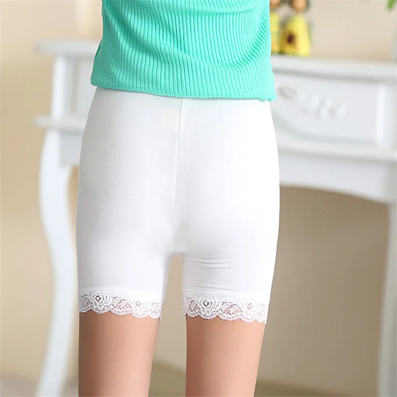 Girls Lace Safety Shorts Pants Underwear Leggings Girls Boxer Briefs Short Beach Pants For Children 3-13 Years Old