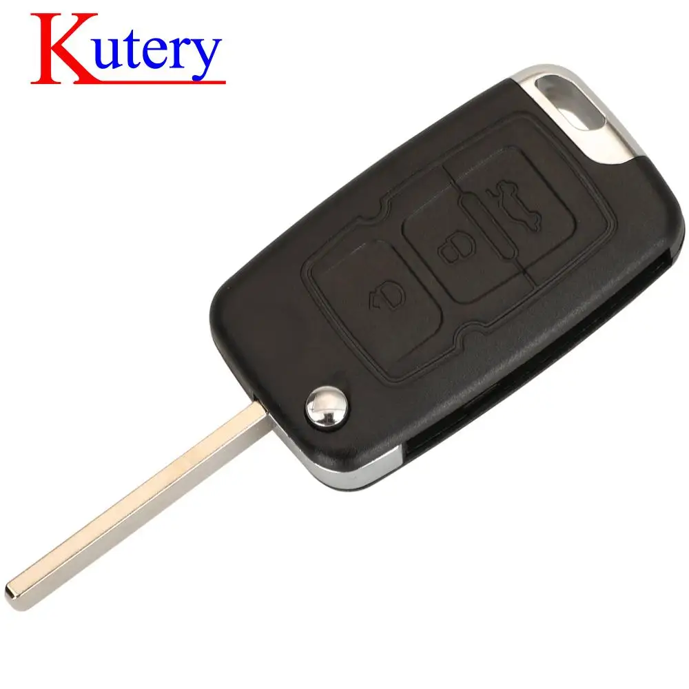 jingyuqin 3BTN Flip Remote Key Shell For Geely Emgrand 7 EC7 EC715 EC718 7-RV EC7-RV EC715-RV EC718-RV With 3 Types Key Blade