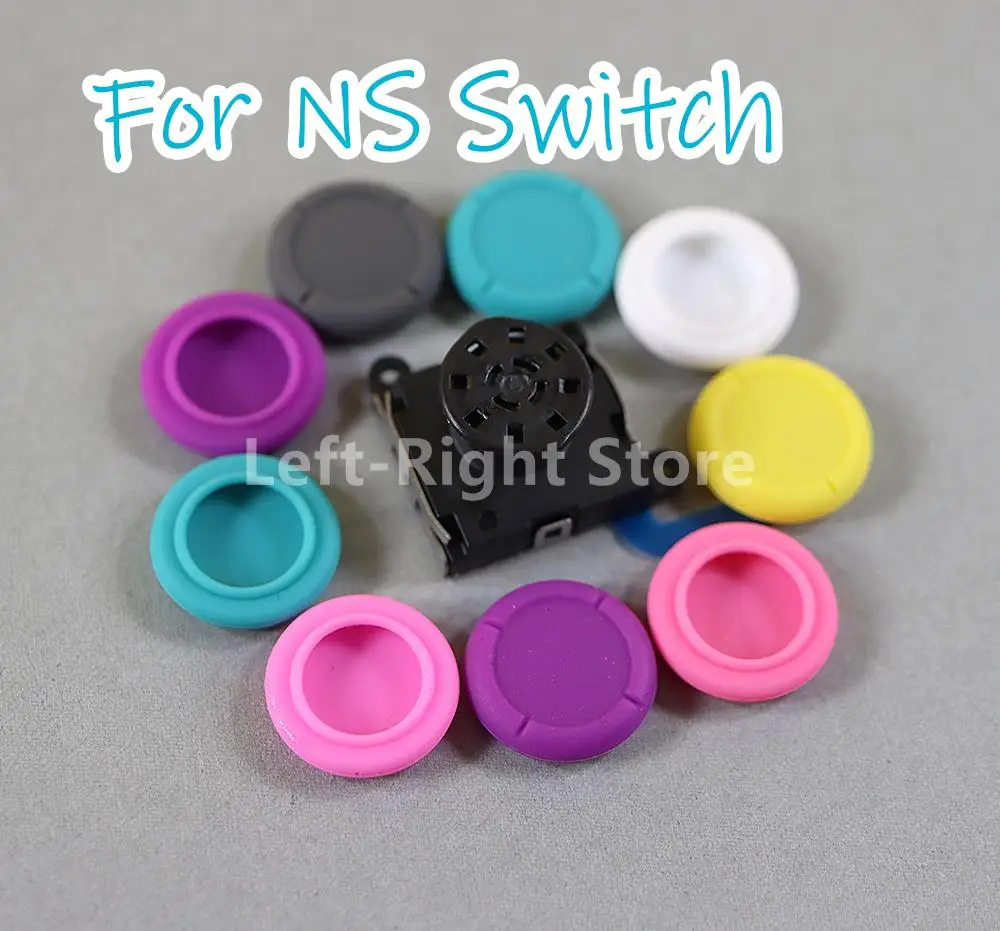 5 pçs 3d analógico joystick polegar vara tampa botão módulo de controle substituição para nintendo switch joycon ns joy con controlador