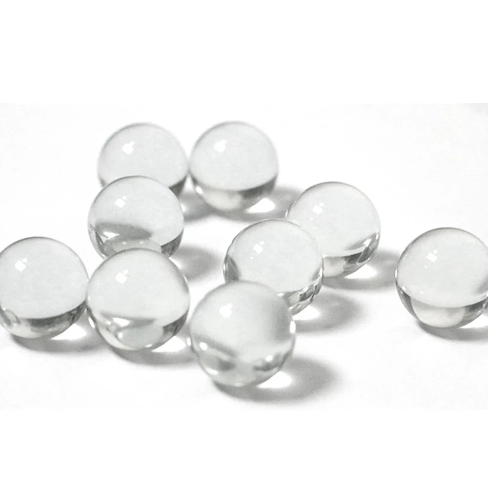 Bolas de vidrio transparentes de mármol sólido para tiro de tirachinas, pista de mármol y juegos de canicas tradicionales, 10mm, 14mm, 16mm, 20