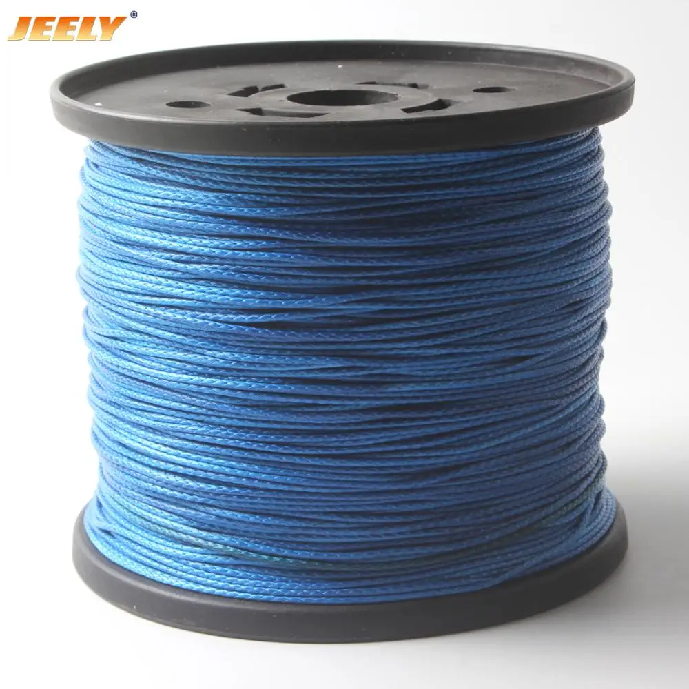 JEELY 2.3mm 10M 16 Strands Braided UHMWPE Rope Towing 1322lbs Spectra