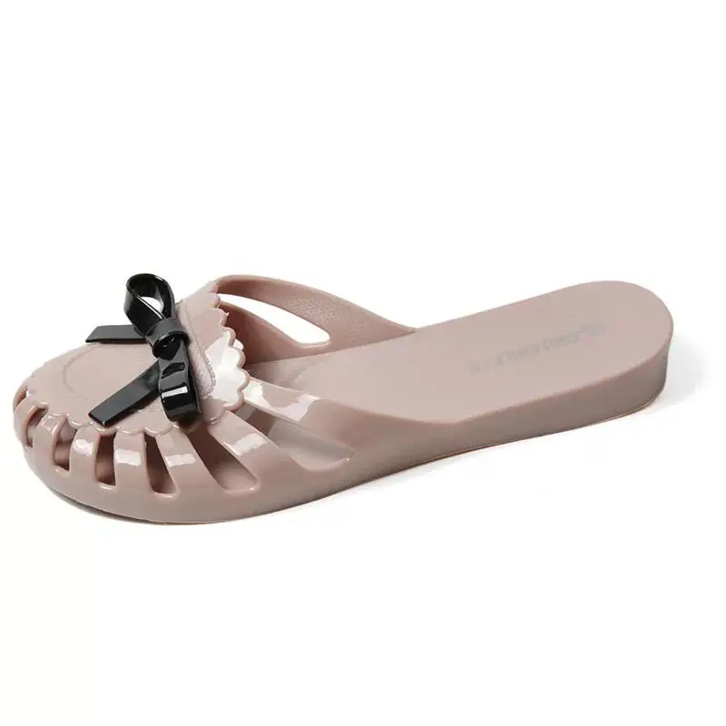 Frauen Plattform Hausschuhe 2021 Sommer Neue Marke Damen Maultiere Hochzeit Schuhe Partei Sandalen Zapatos De Mujer Gelee Rutschen Garten Verstopfen