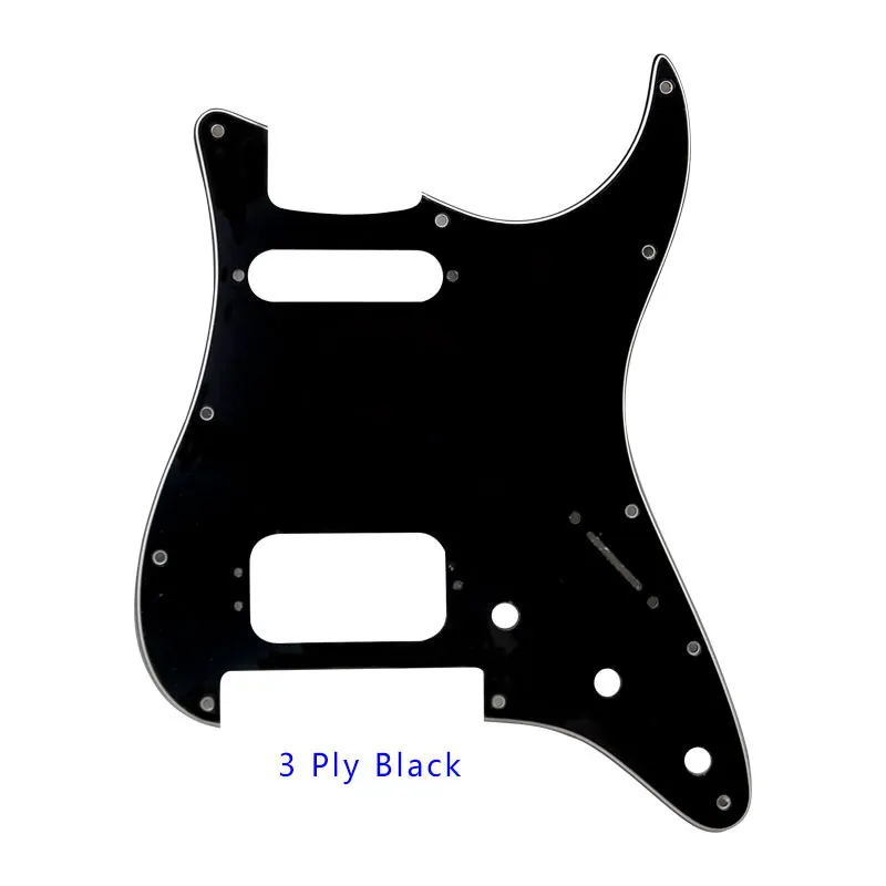 Pleroo-golpeador de guitarra con 11 agujeros para tornillos Stratocaster, con Floyd Rose Tremolo, puente Humbucker HS, placa para rascar