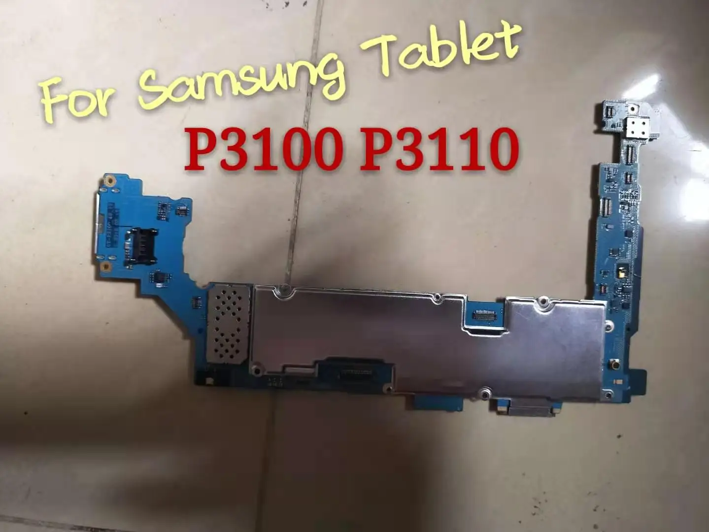 100% Good For Samsung Galaxy Tab 2 7.0 P3110 P3100 Motherboard 3G&WIFI Unlocked Mainboard Circuits Cable with full chips