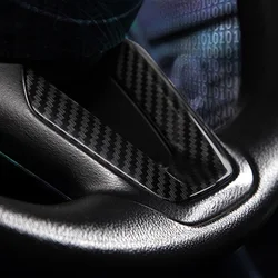 ABS Carbon fibre Car Steering wheel Button frame Cover Trim For MAZDA 3 6 CX-3 CX-5 CX-8 CX-9 2018 2019 car styling 1pcs