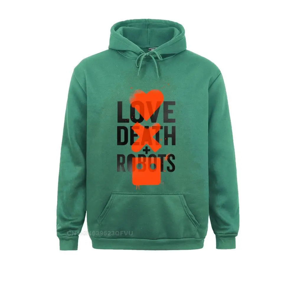 Love Death Robots Men's Customized With Own Logo Women Vintage Round Neck Sweater Cotton New Arrival Oversized