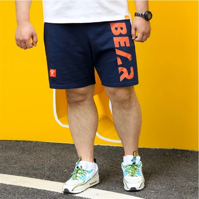 Bear Paw Claw Men Sporting Running Shorts Cotton Bodybuilding Sweatpants Casual Short Pants Navy/Gray/Black XL 2XL 3XL 4XL 5XL