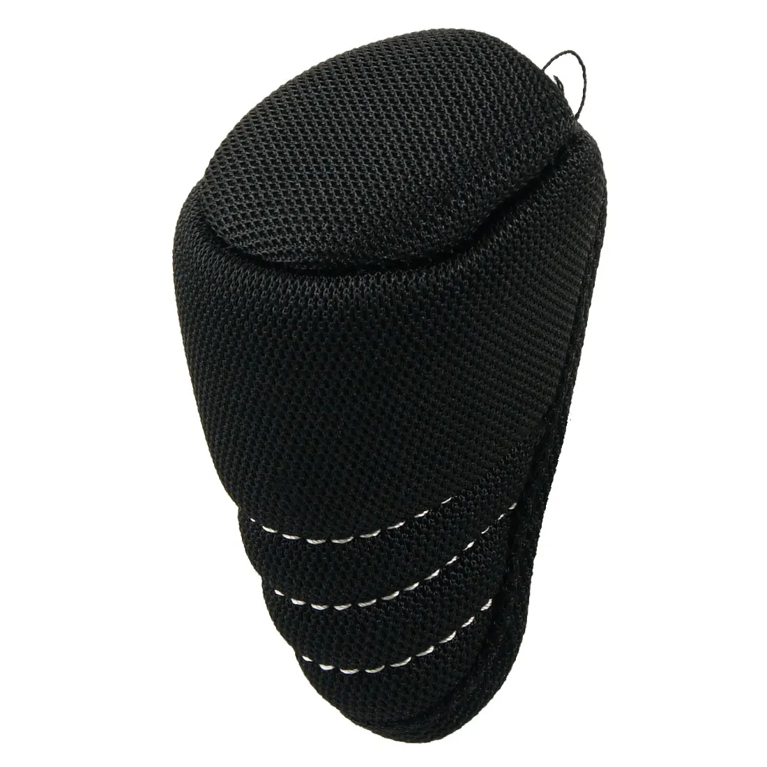 UXCELL Black Nylon Cotton Blends Gearshift Knob Black Zipper Closure Gear Shift Knob Cover For Auto Car