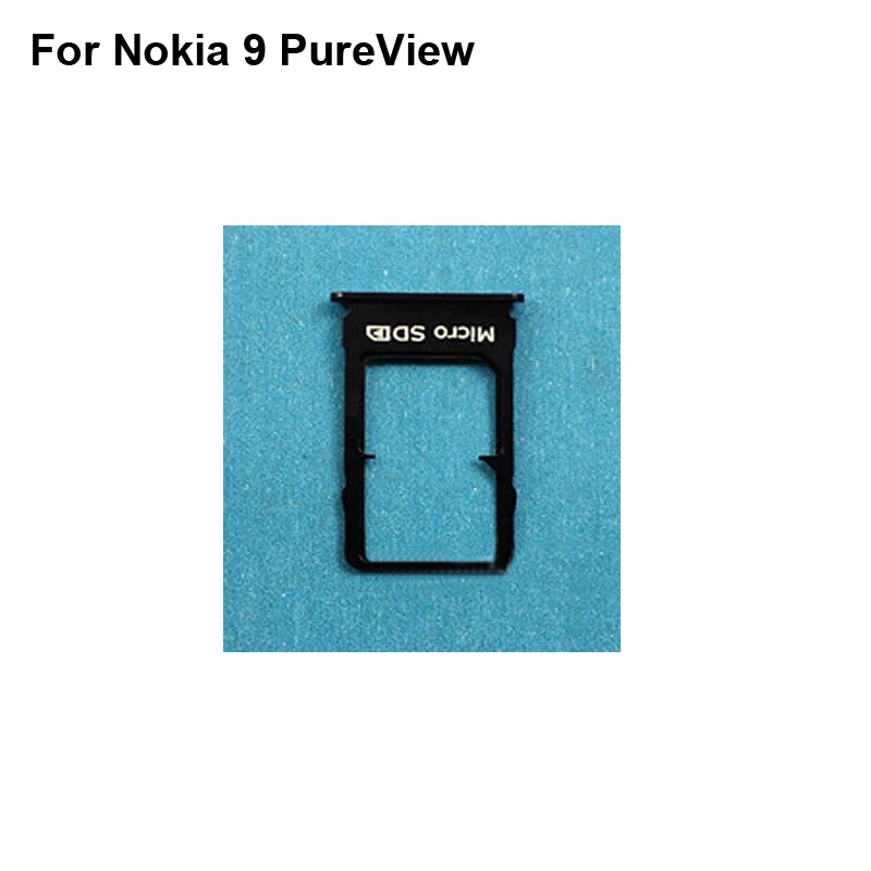 

For Nokia 9 PureView New Tested Good Sim Card Holder Tray Card Slot 9PureView Sim Card Holder For Nokia 9 Pure View Parts