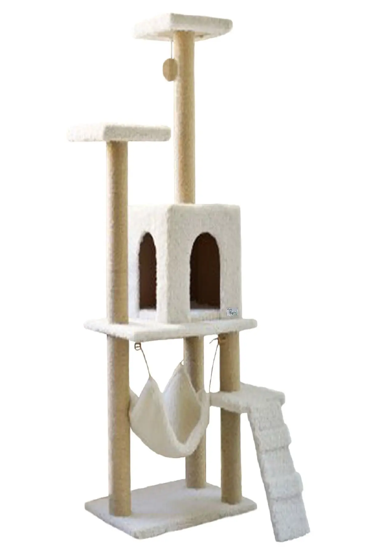 Casa do gato do palácio e arranhões