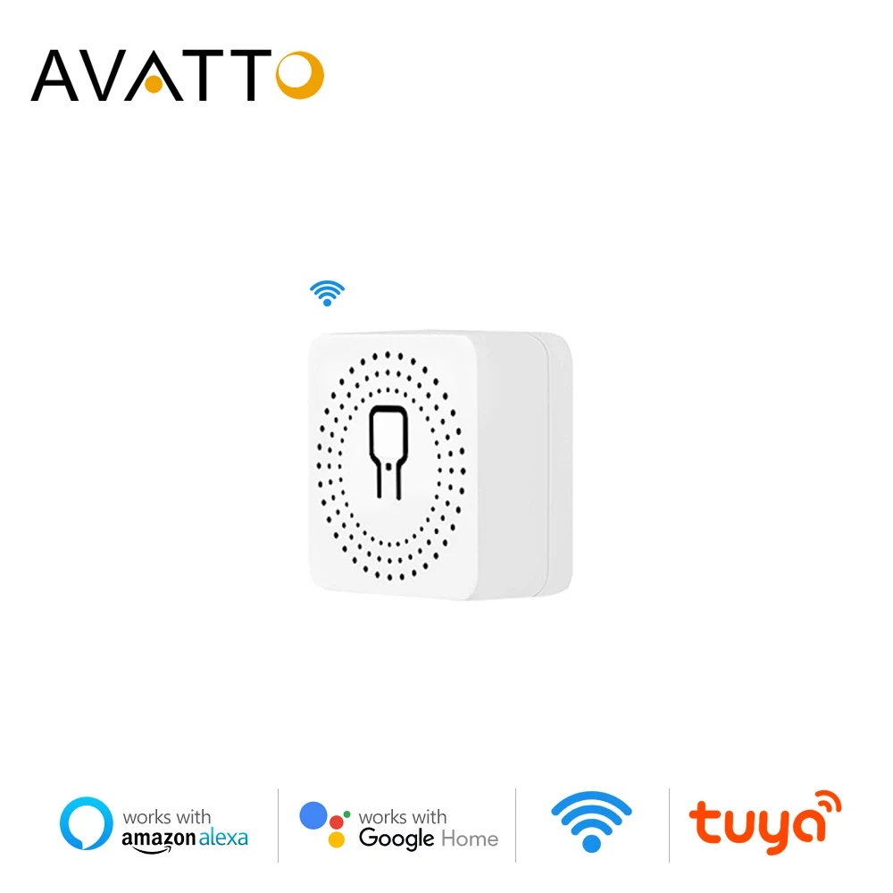 AVATTO Wifi Zigbee Smart Light Switch Module,MiNi DIY 2 Way Control Module,work with Tuya Smart life APP,Alexa Echo Google Home.