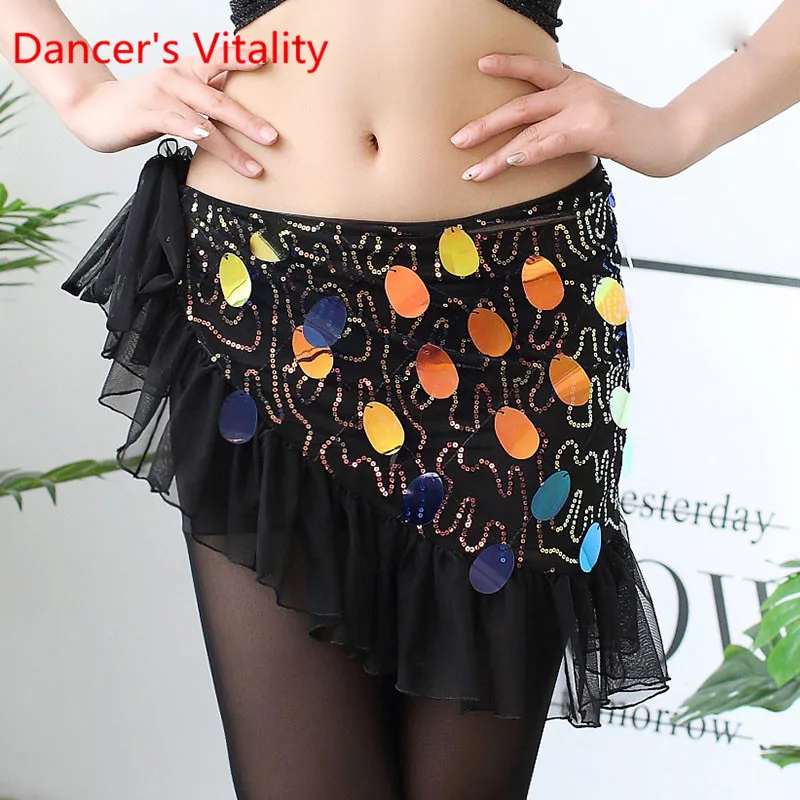 

Women's Oriental Dance Costumes Beginner's fringe waist skirt sexy lower skirt training clothes hip scarf