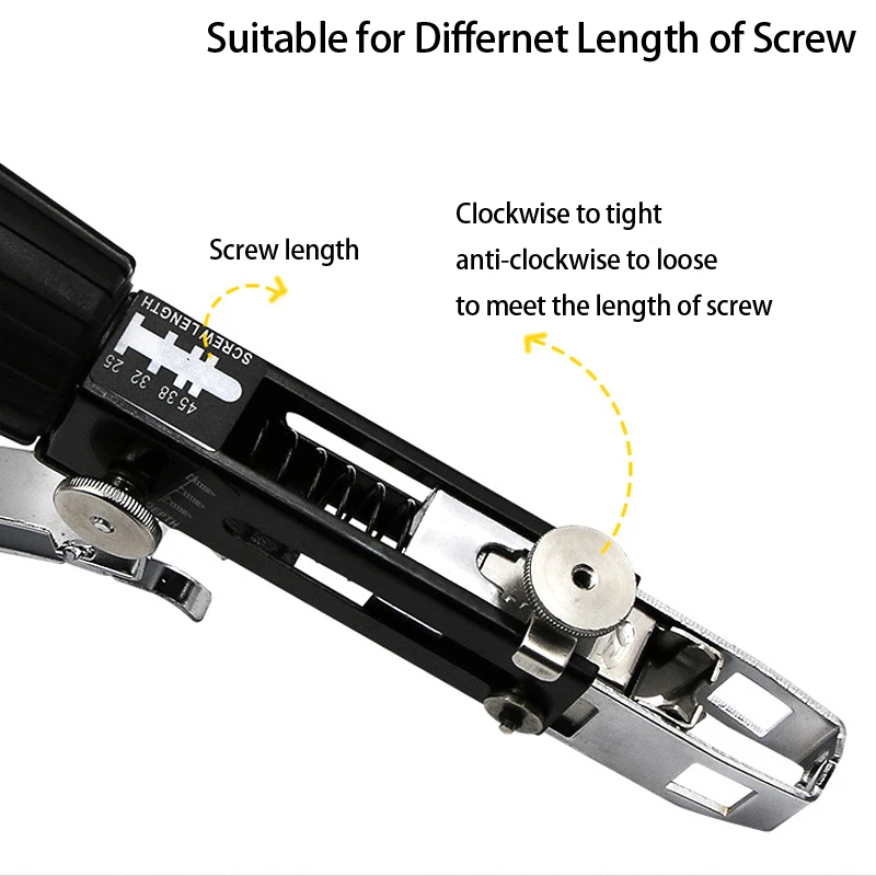 Electric Drill Adpater Automatic Screw Chain Nail Gun Adapter Nozzle Woodworking Tool Screwdriver Cordless Power Attachment