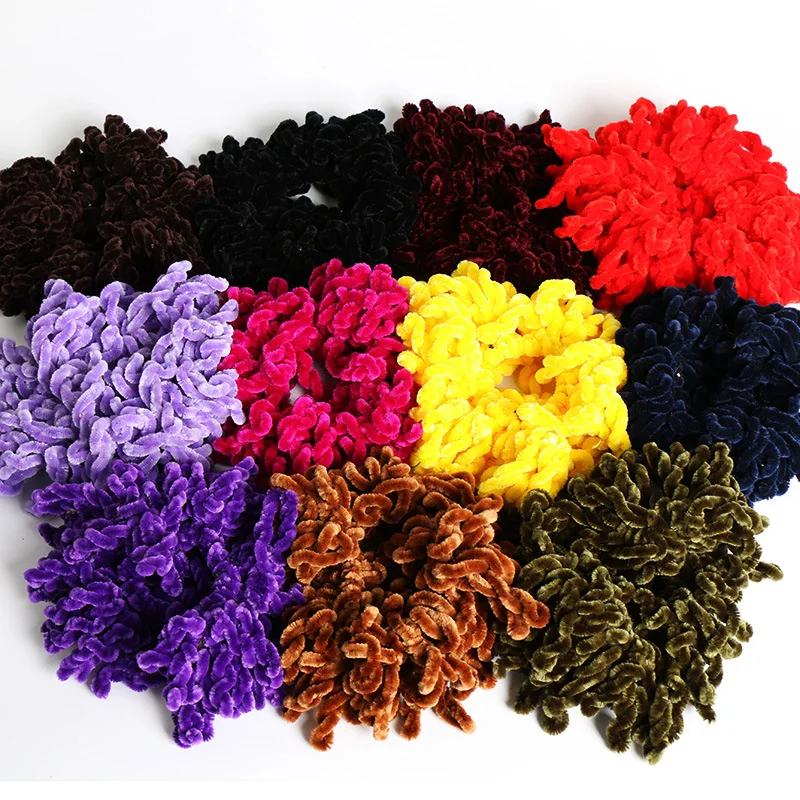 Muslim Women Fashion Scrunchies Elastic Hair Bands Large Size Hair Ponytail Hairband Elastic Hair Ring Hijab Scarf Headwear