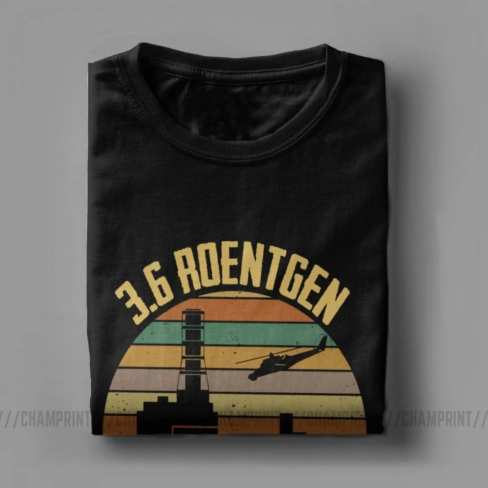 3.6 Roentgen Not Great Not Terrible Tees Chernobyl T-Shirts TV Show Nuclear Radiation Disaster T Shirt for Men Cotton Retro Tops