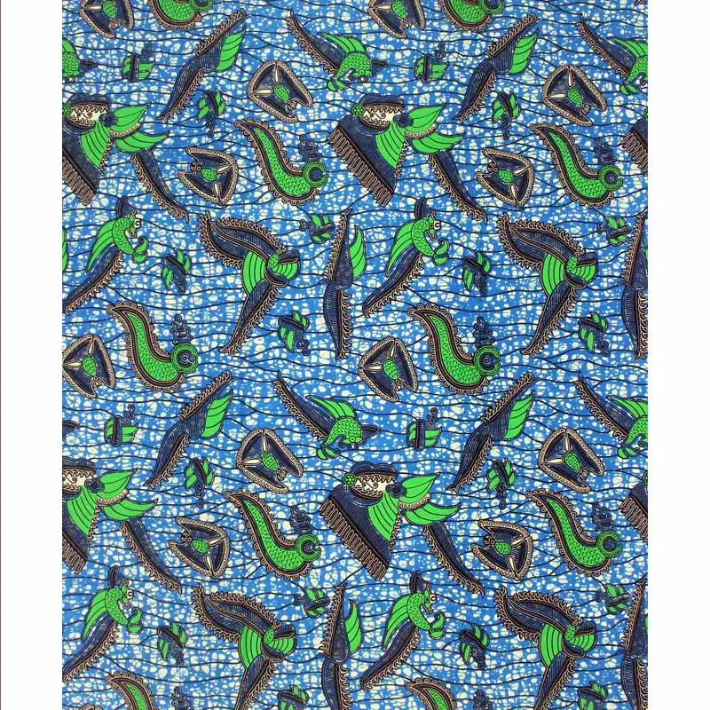 Holland100% cotton Ankara fabric genuine wax fabric of the best quality for women\'s wedding party dresses 6