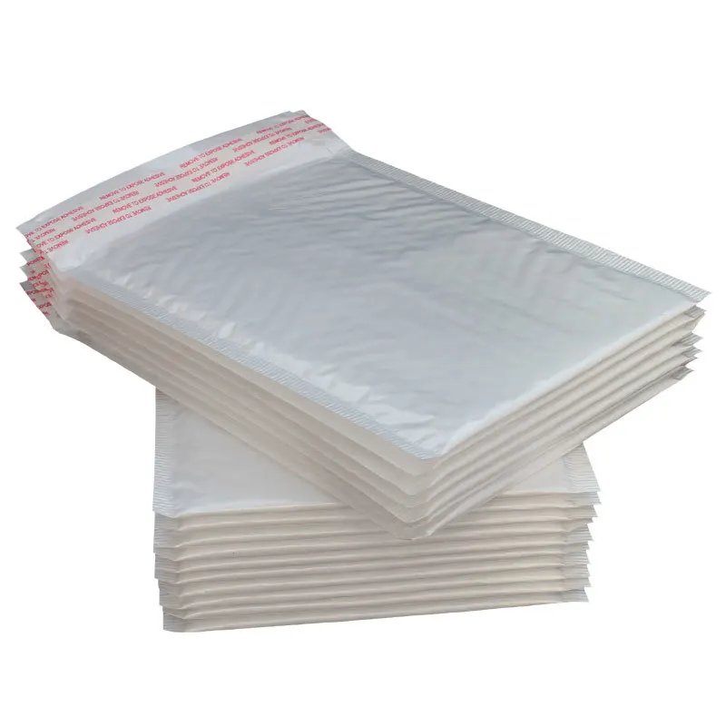 White Foam Envelope Bag Mailers Padded Shipping Envelope With Bubble Mailing Bag Christmas Package Gift Holders 50PCS 23*28cm