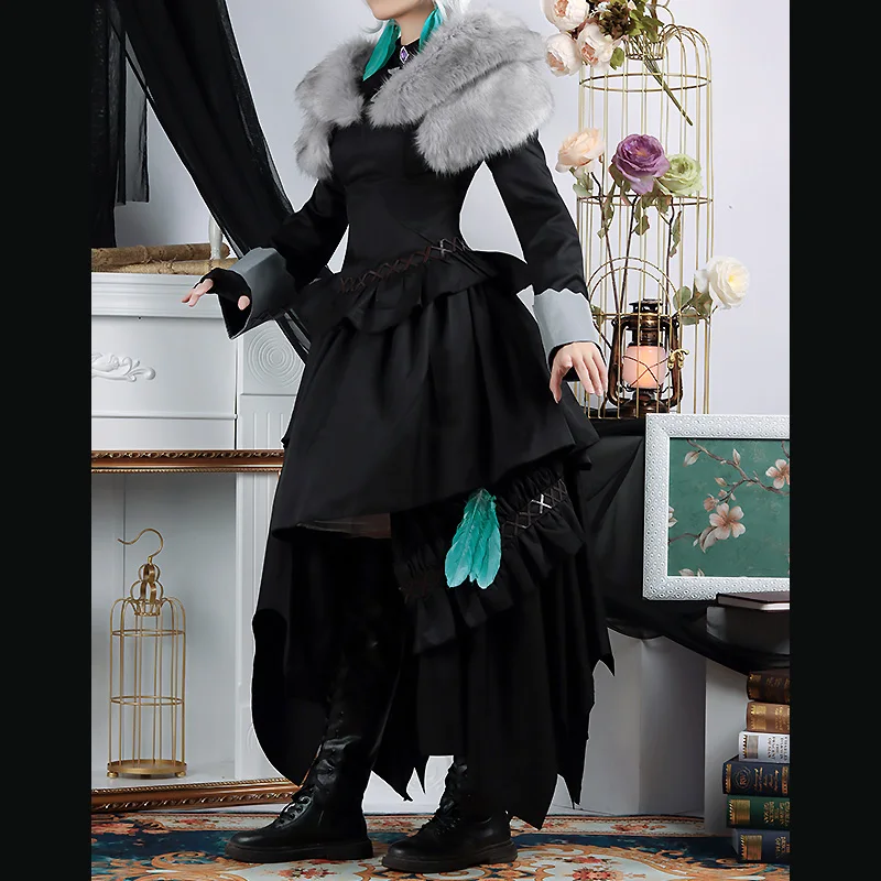 COSLEE Game Final Fantasy 14 FF14 Yshtola Uniform Dress Halloween Outfit Unisex New Custom Made