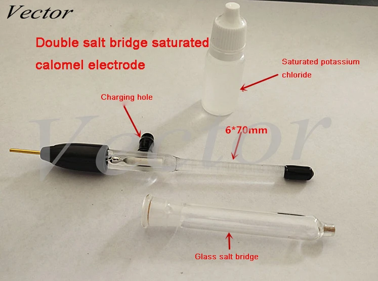 Double salt bridge 217 saturated cal omel electrode/calo mel electrode electrochemical special