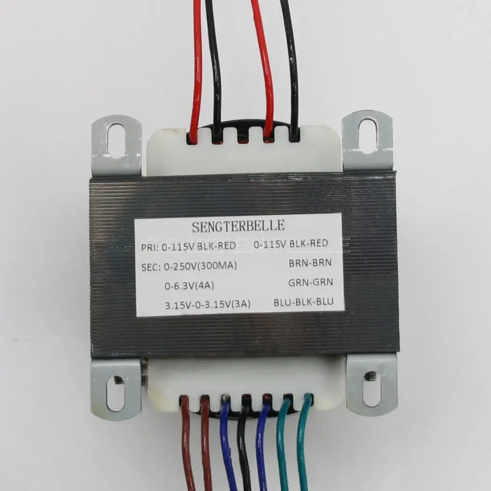 130W ST-6P1PP 6AQ5 6V6 EL84 Push-Pull Single-Ended Tube Amplifier Power Transformer Output: 250V+6.3V+3.15V*2