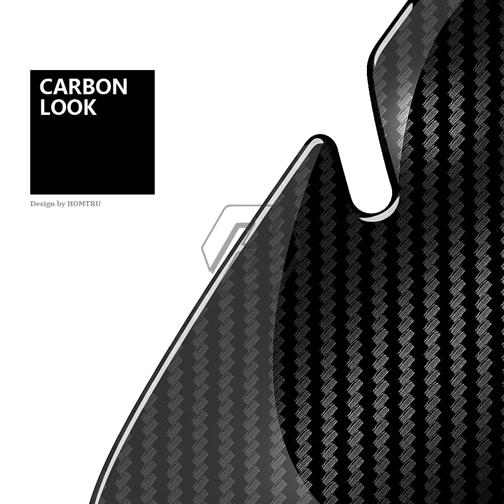 For Kawasaki ZX-10R ZX10R ZX 10R 2011-2017 3D Carbon-look Front Gas Fuel Tank Cover Protector Tank Pad