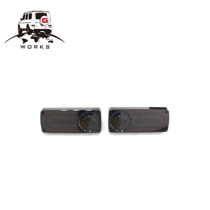 G works tail lights for  W463 G-Class Rear Light Tail Light lamp LED Black G500 G55 1990+ (sequential)（made in taiwan)