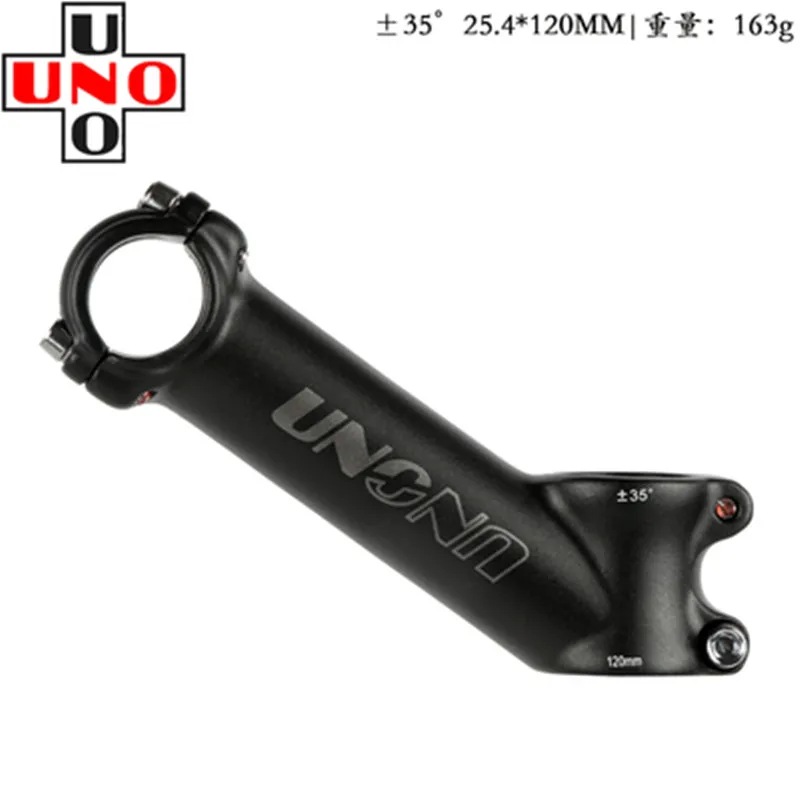 UNO 35 degrees riser tube Mountain Road Bike Stems positive and negative Angle of the Stem 25.4/31.8MM