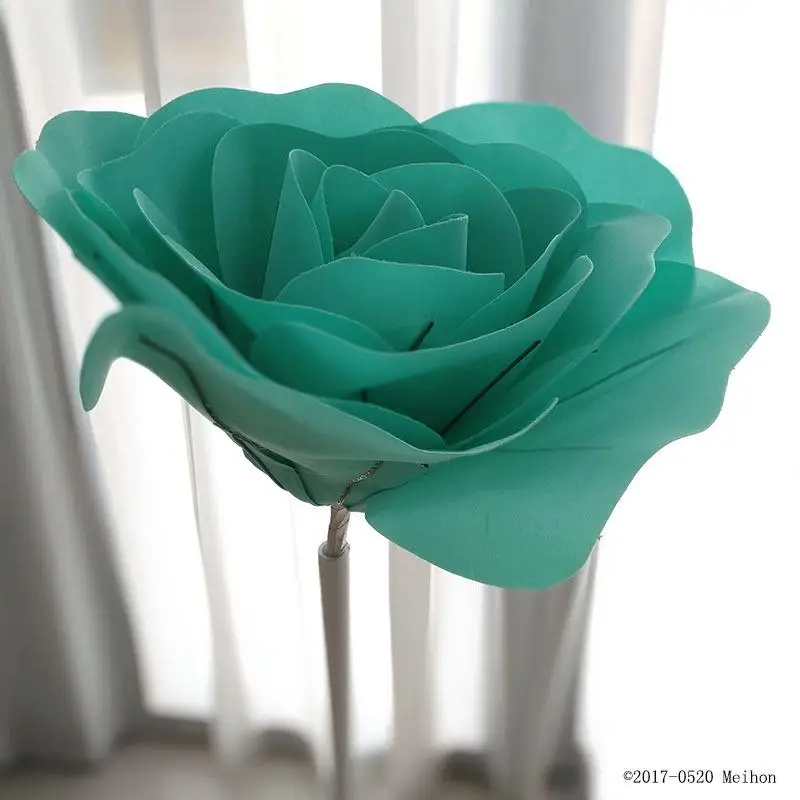 

Artificial PE Foam Large Roses Fake Flower Wall Wedding Background Decoration Christmas Flowers Home Decoration Accessories