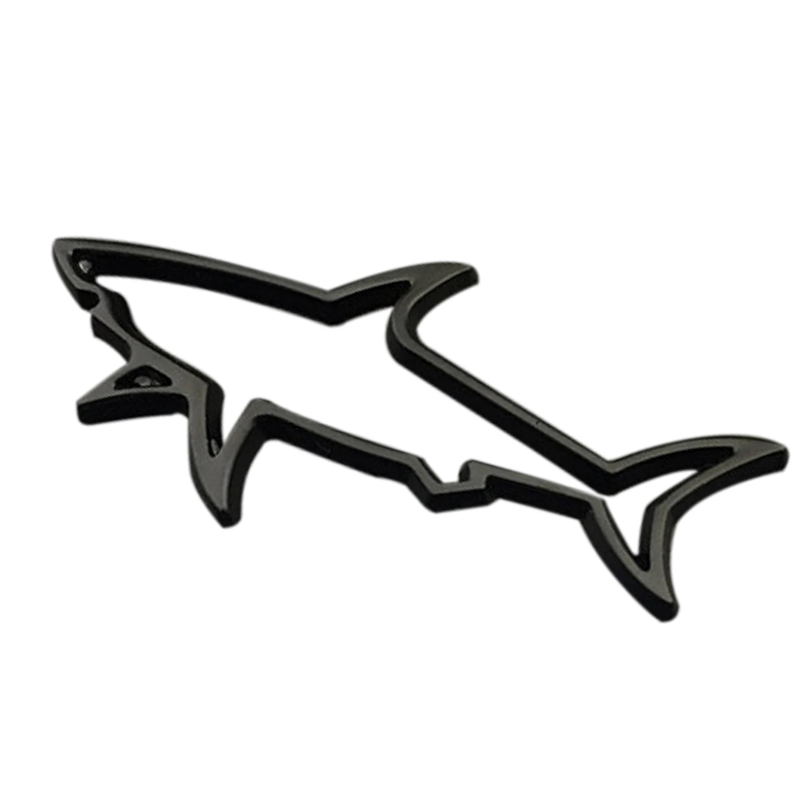 Universal Metal Car Styling Sticker Hollow Fish Shark Emblem Badge Decals Automobiles Motorcycle Computer Fuel Cap Accessories