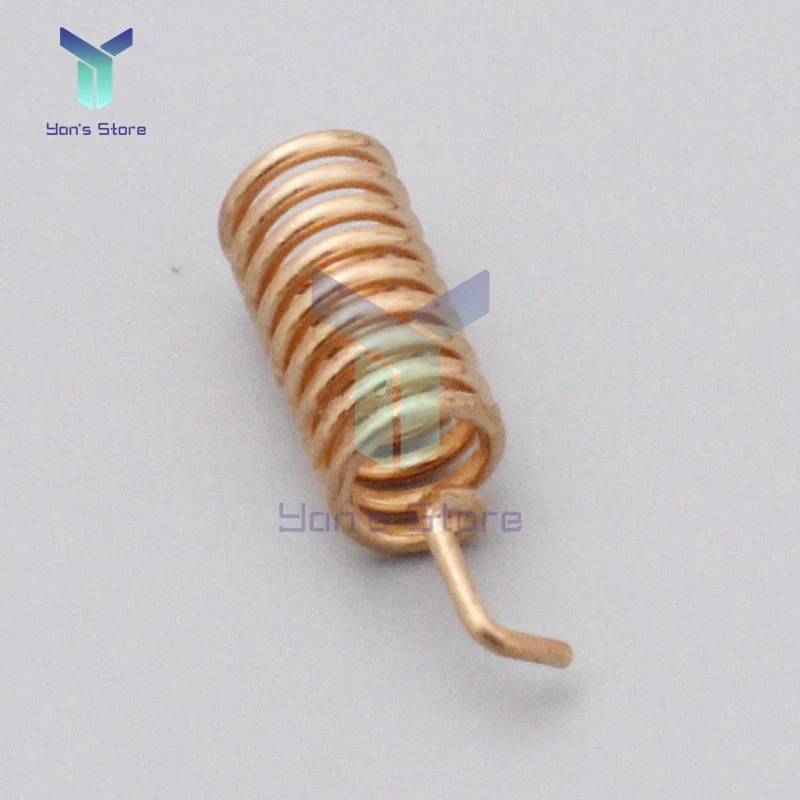 10Pcs SW915-TH12 12.5mm Helical Antenna Copper Spring Antenna for Wireless RF Module 915MHz Metal Not Easy Corrode High Quality