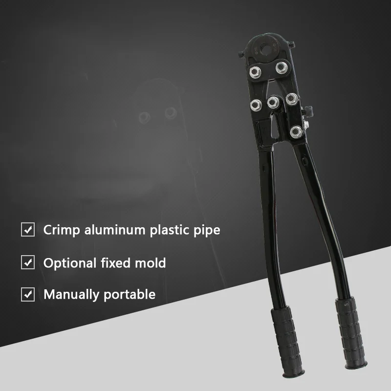 CW-1625 Manual Mechanical Pipe Clamp Wrench Stainless Steel Pipe Vice Pliers For Copper Tube Sleeve Aluminium Plastic